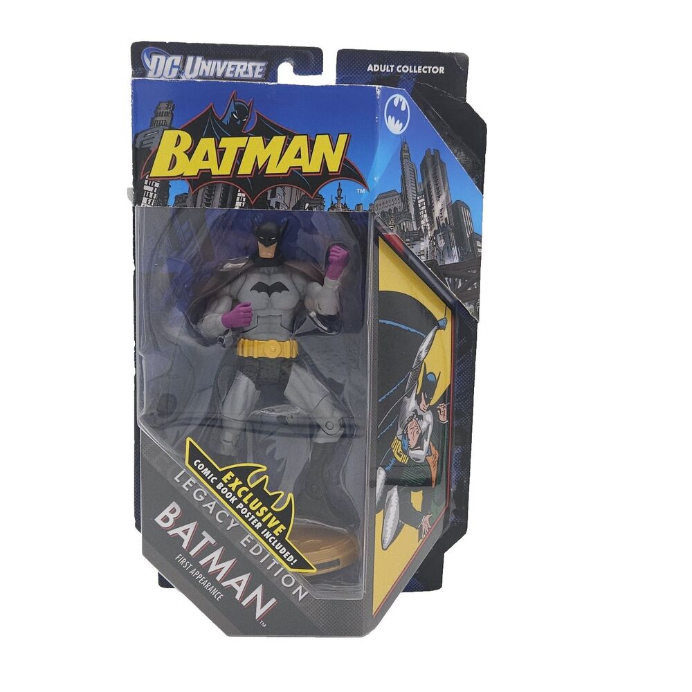 DC Universe Legacy Batman First Appearance Action Figure Mattel Sealed